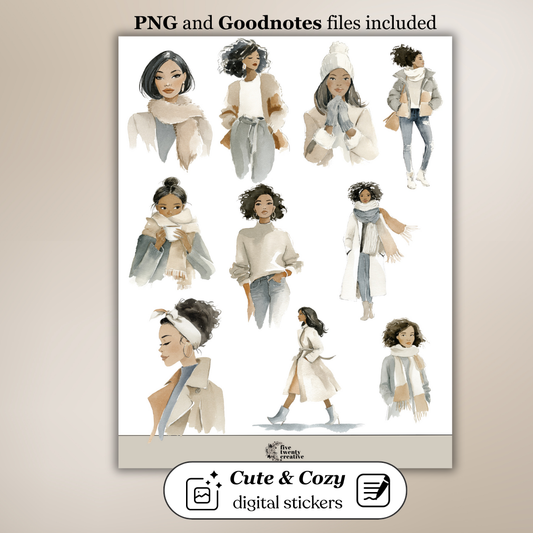 Cute & Cozy Collection | Digital Stickers