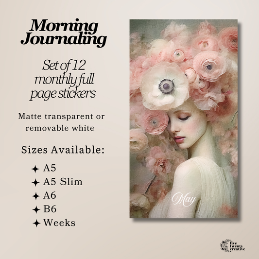 Always Flowers | Monthly Full Page Stickers