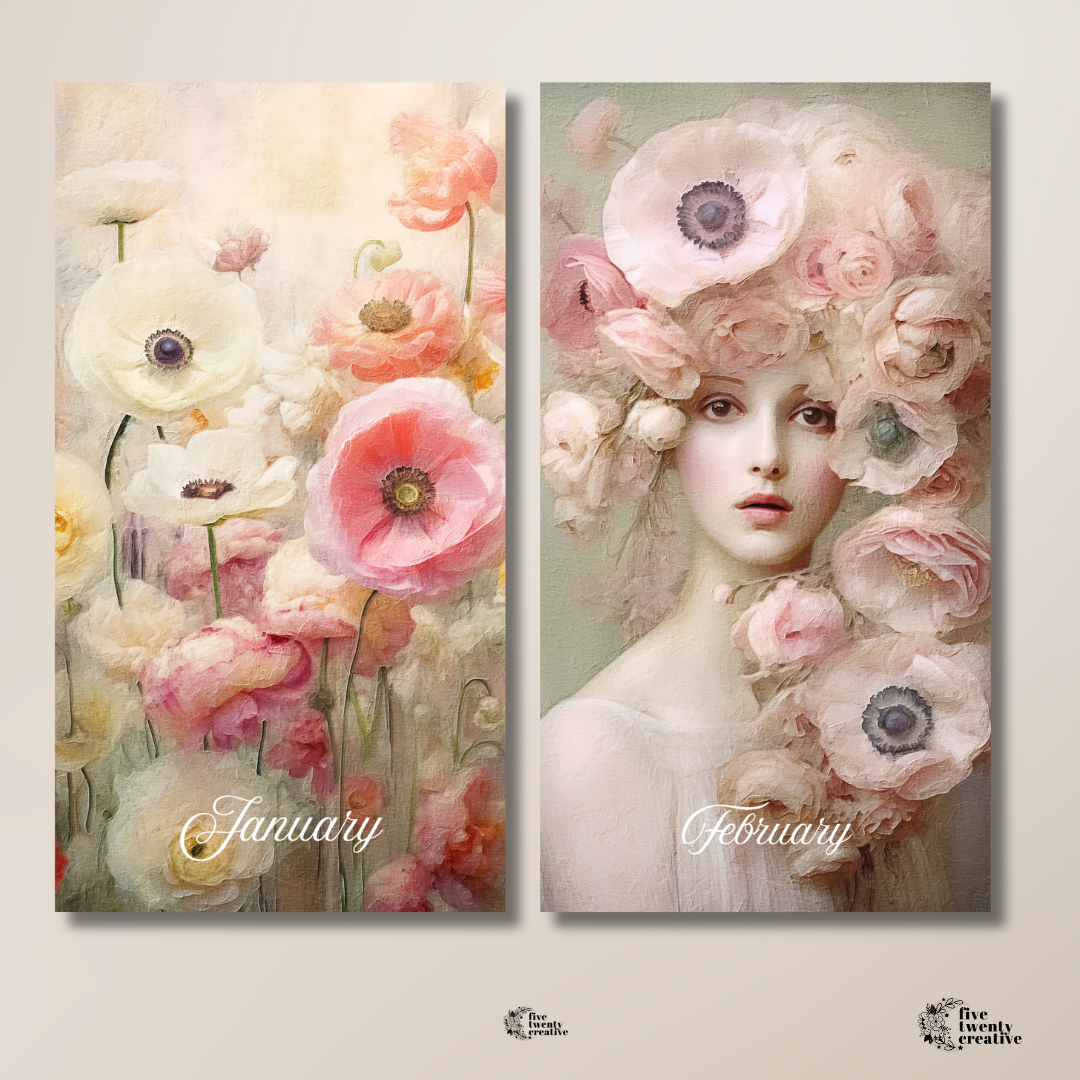 Always Flowers | Monthly Full Page Stickers