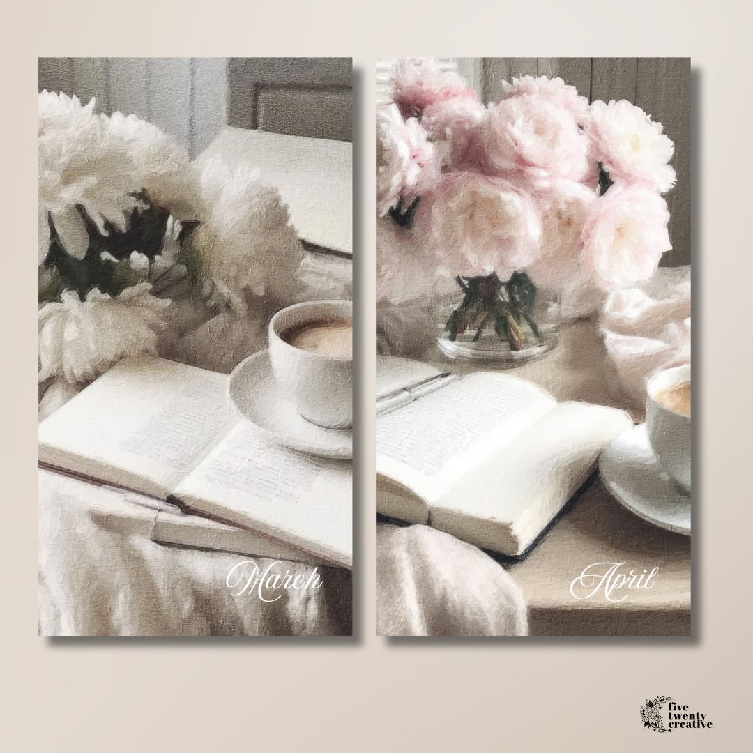 Morning Journaling Spiral Cut Dashboards