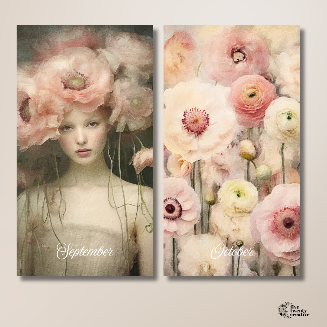 Always Flowers | Monthly Full Page Stickers