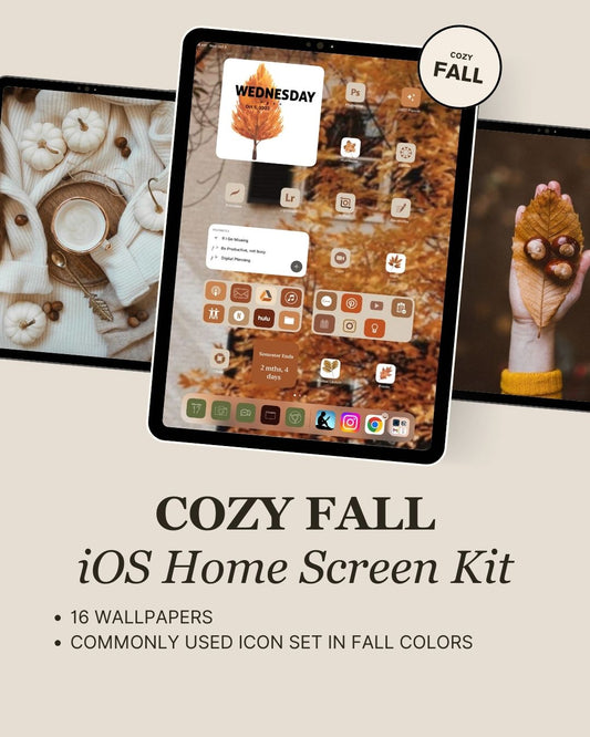 Fall iPad Home Screen Kit