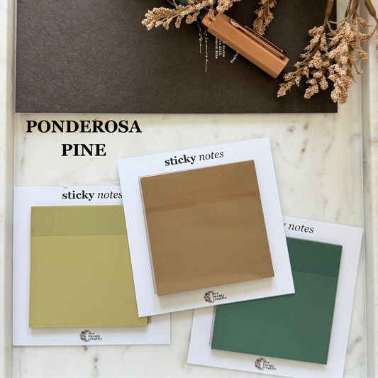 Ponderosa Pine Sticky Note Palette