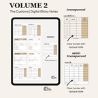 Digital Sticker Album | Vol.2 : Custom Sticky Notes