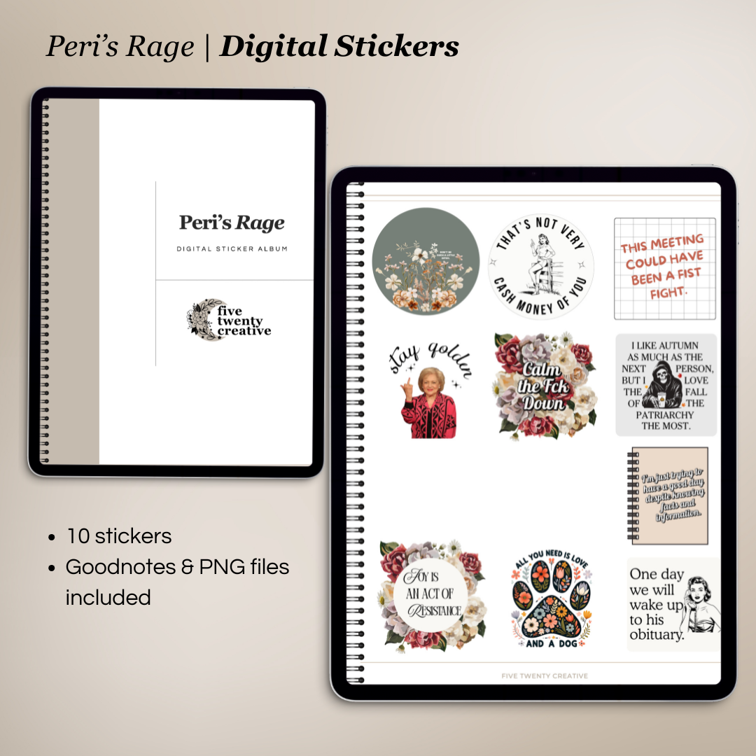 Digital Sticker Album | Vol. 6 : Peri's Rage