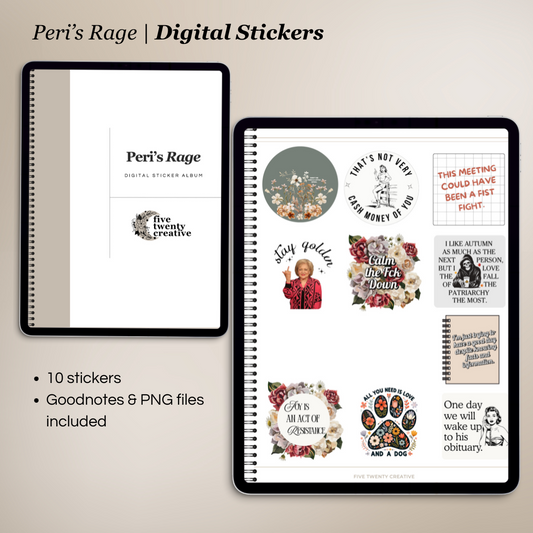 Digital Sticker Album | Vol. 6 : Peri's Rage