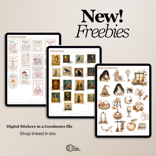 October 2025 | Digital Planner Freebies