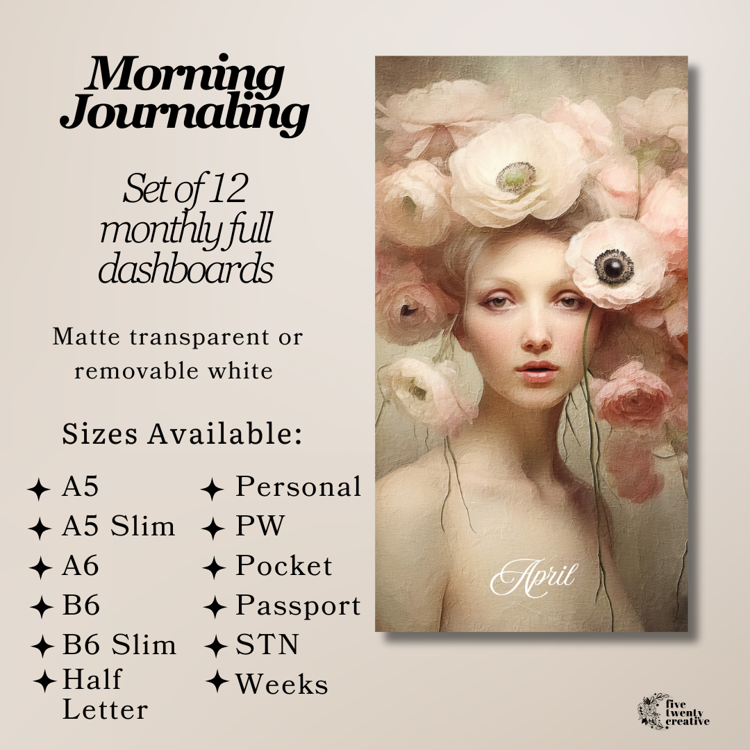 Always Flowers | Monthly Dashboard Bundle