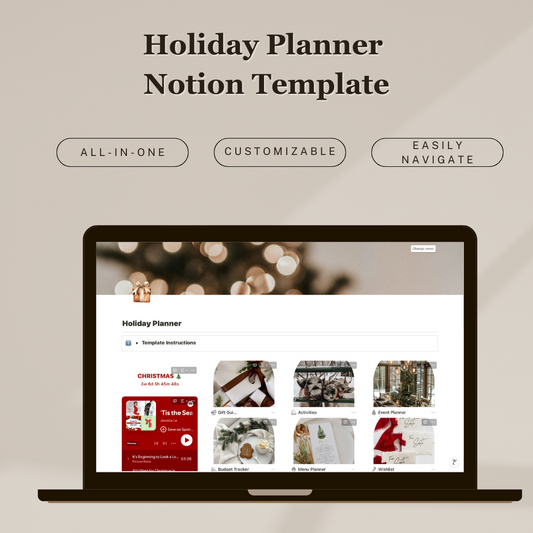 Holiday Planner Notion Template