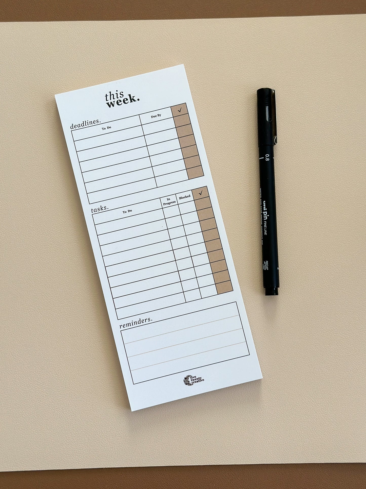 This Week | Weekly Planning Notepad