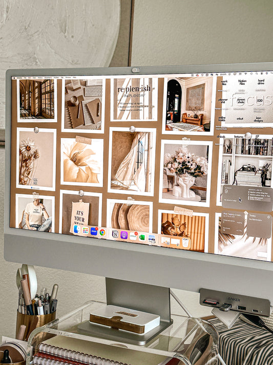Moodboard Wallpaper Template
