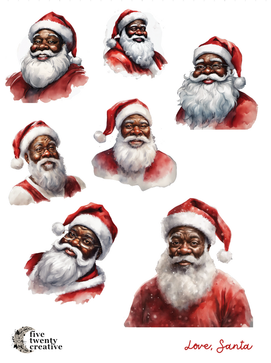 Printable | Love, Santa Stickers