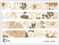 Floral Strips Stickers