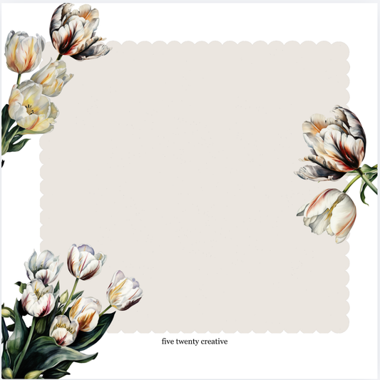 Tulip Botanical Sticky Notes