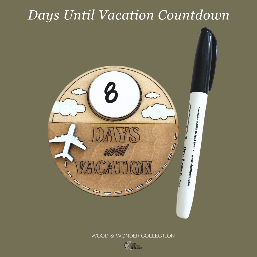 Travel Countdown Magnet