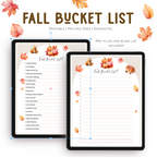 Fall Bucket List