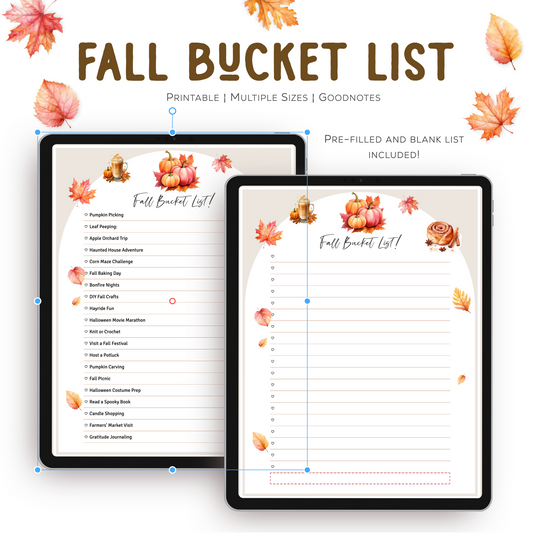 Fall Bucket List