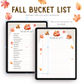 Fall Bucket List