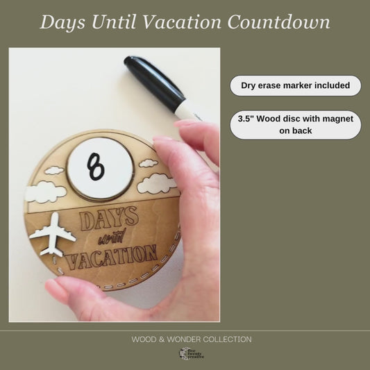 Travel Countdown Magnet