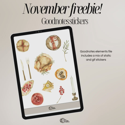 November 2025 | Digital Planner Freebies