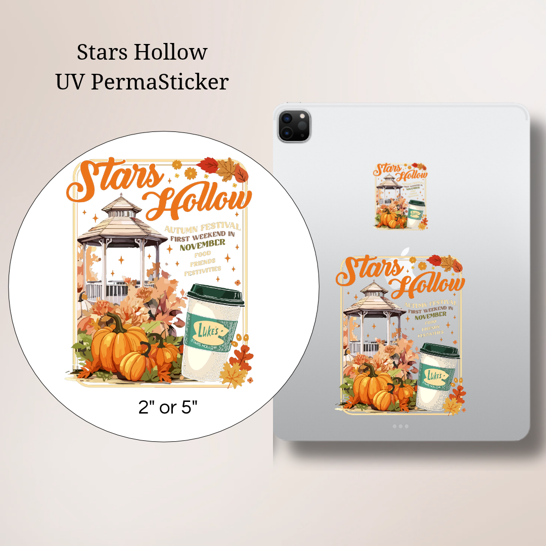 Stars Hollow | UV PermaSticker